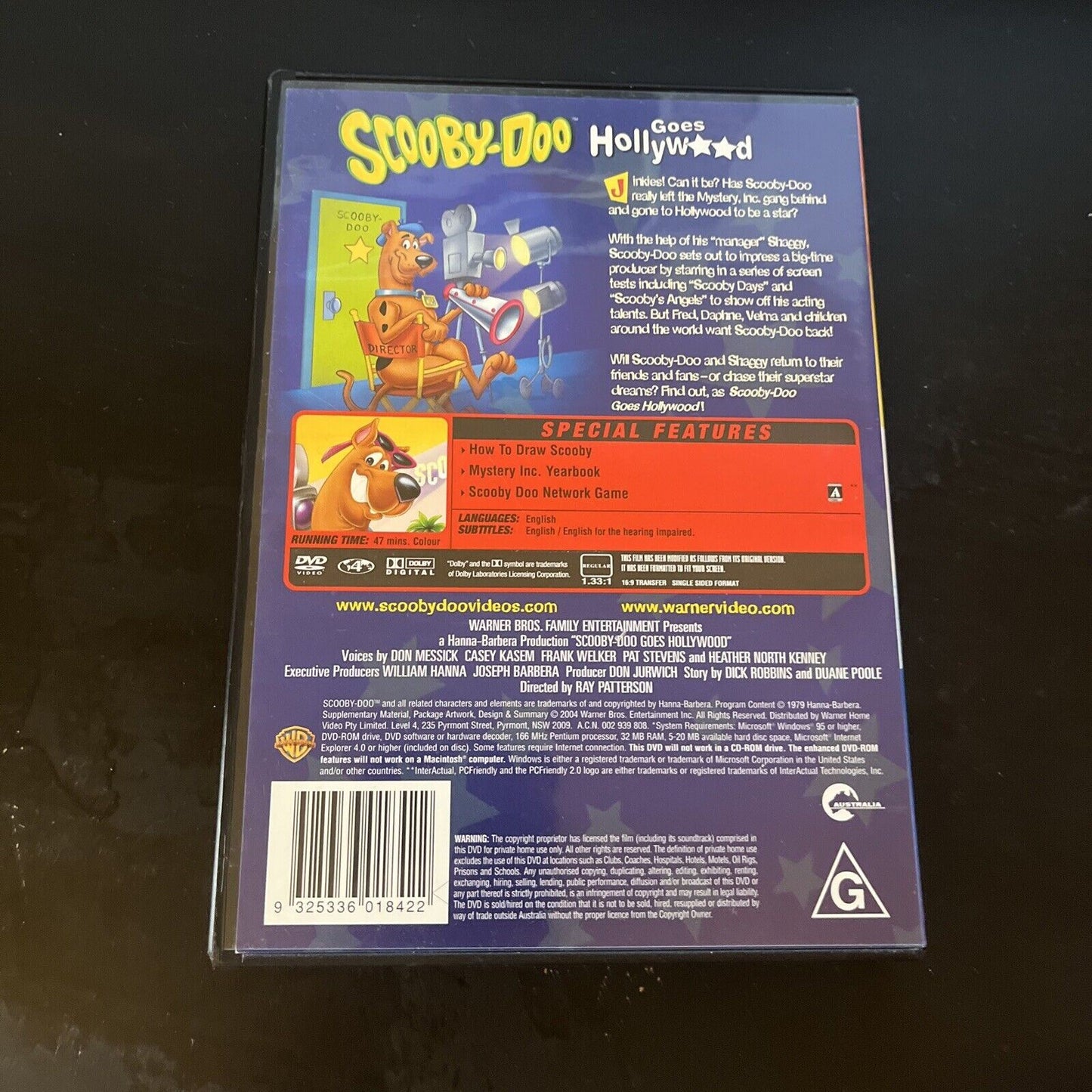 Scooby-Doo Goes Hollywood (DVD, 1997) Casey Kasem Region 4