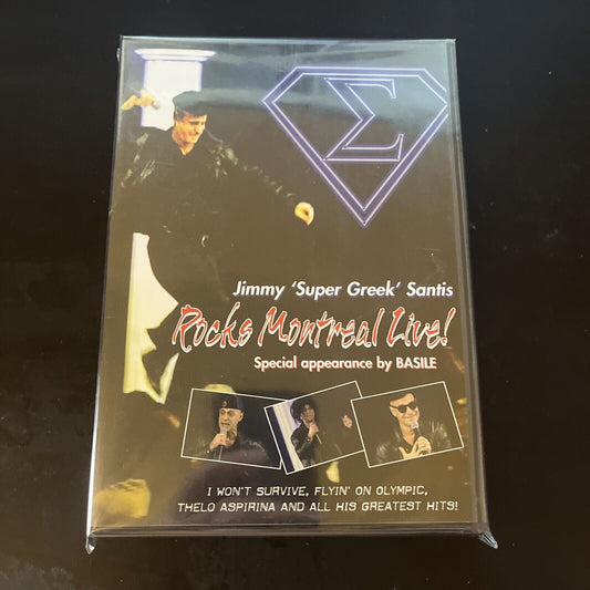 Jimmy 'Super Greek' Santis Rocks Montreal Live! (DVD, 2006) NEW All Regions