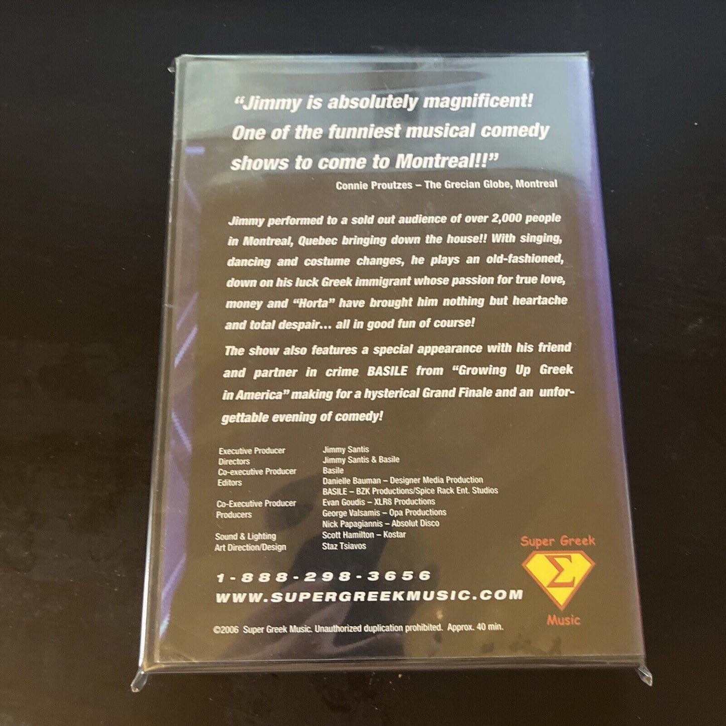 Jimmy 'Super Greek' Santis Rocks Montreal Live! (DVD, 2006) NEW All Regions