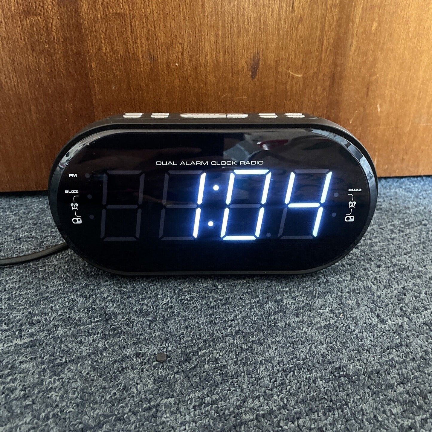 Audiosonic CR-228PL Big LED Display Alarm Clock AM/FM Radio