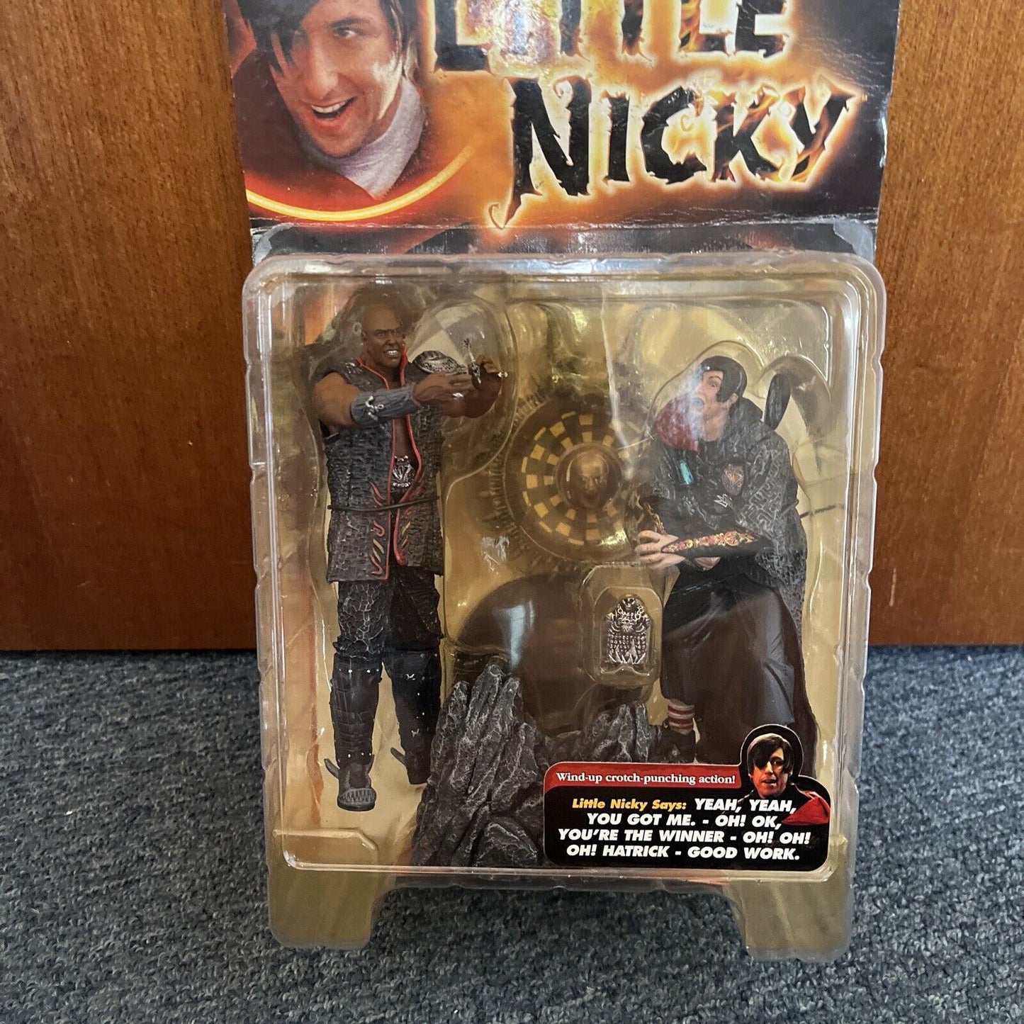 *New* Little Nicky - Cassius Dartboard Action Figure 2000 McFarlane Toys