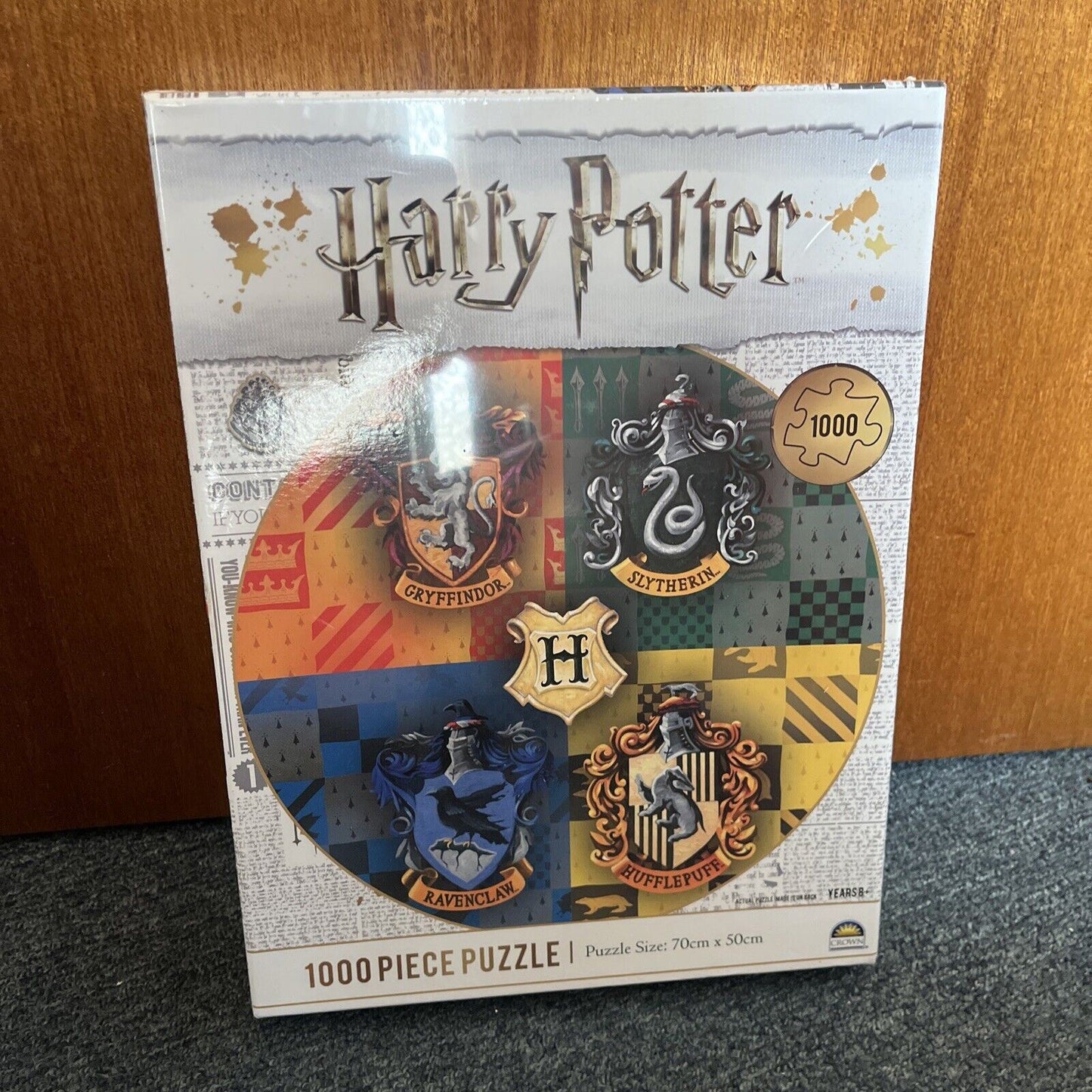 *New Sealed* Harry Potter 1000 Piece Jigsaw Puzzle Hogwarts Houses