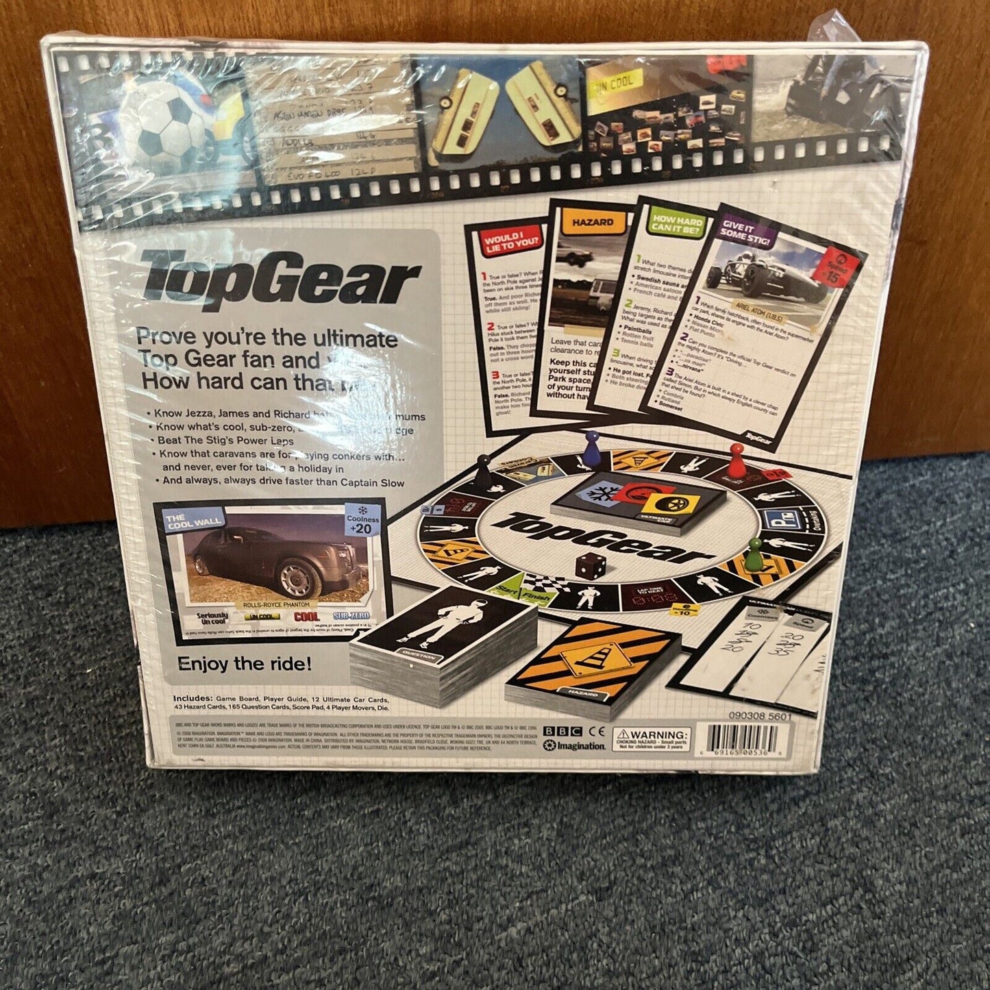 *New Sealed* Top Gear Official Ultimate Car Challenge Board Game The Stig 2008