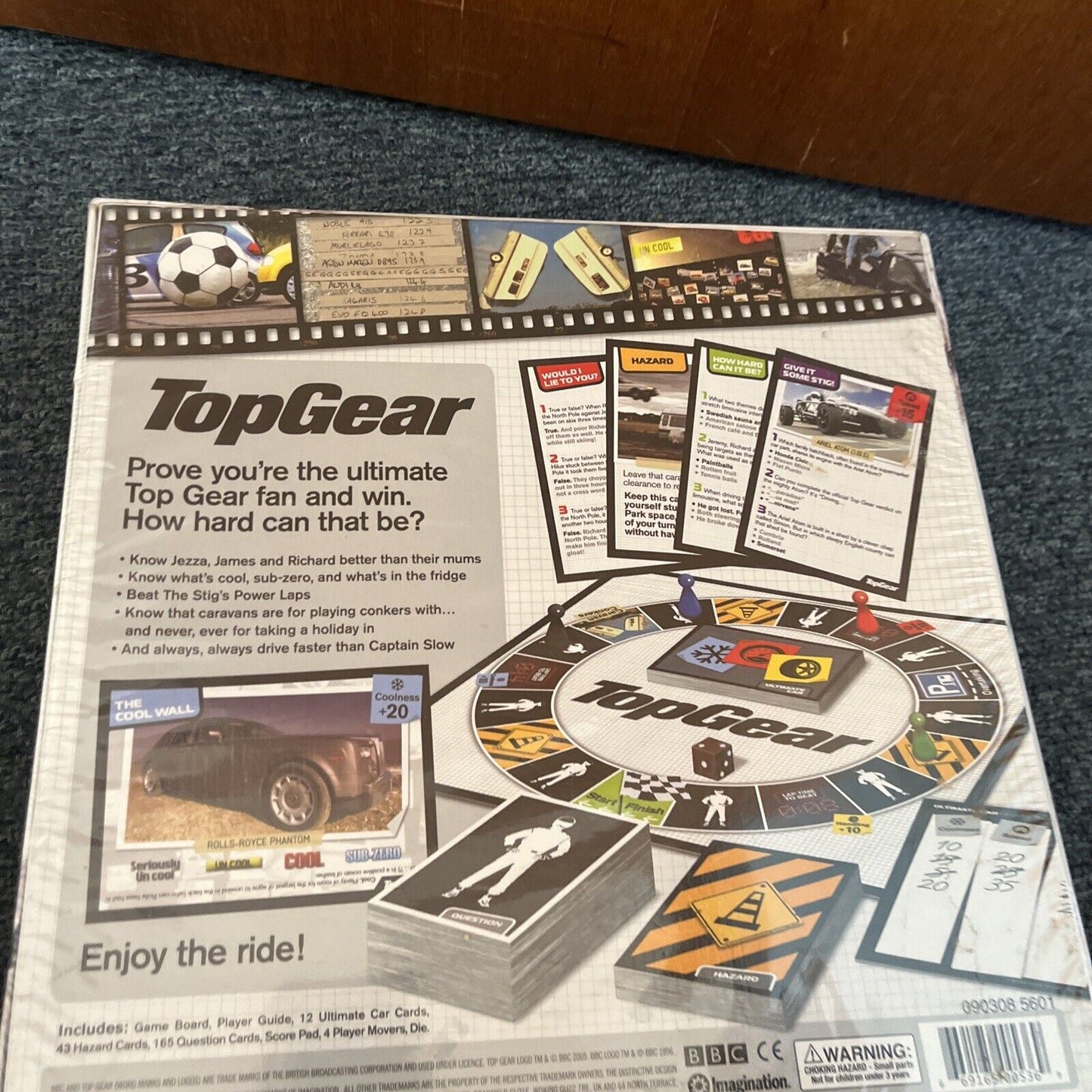 *New Sealed* Top Gear Official Ultimate Car Challenge Board Game The Stig 2008