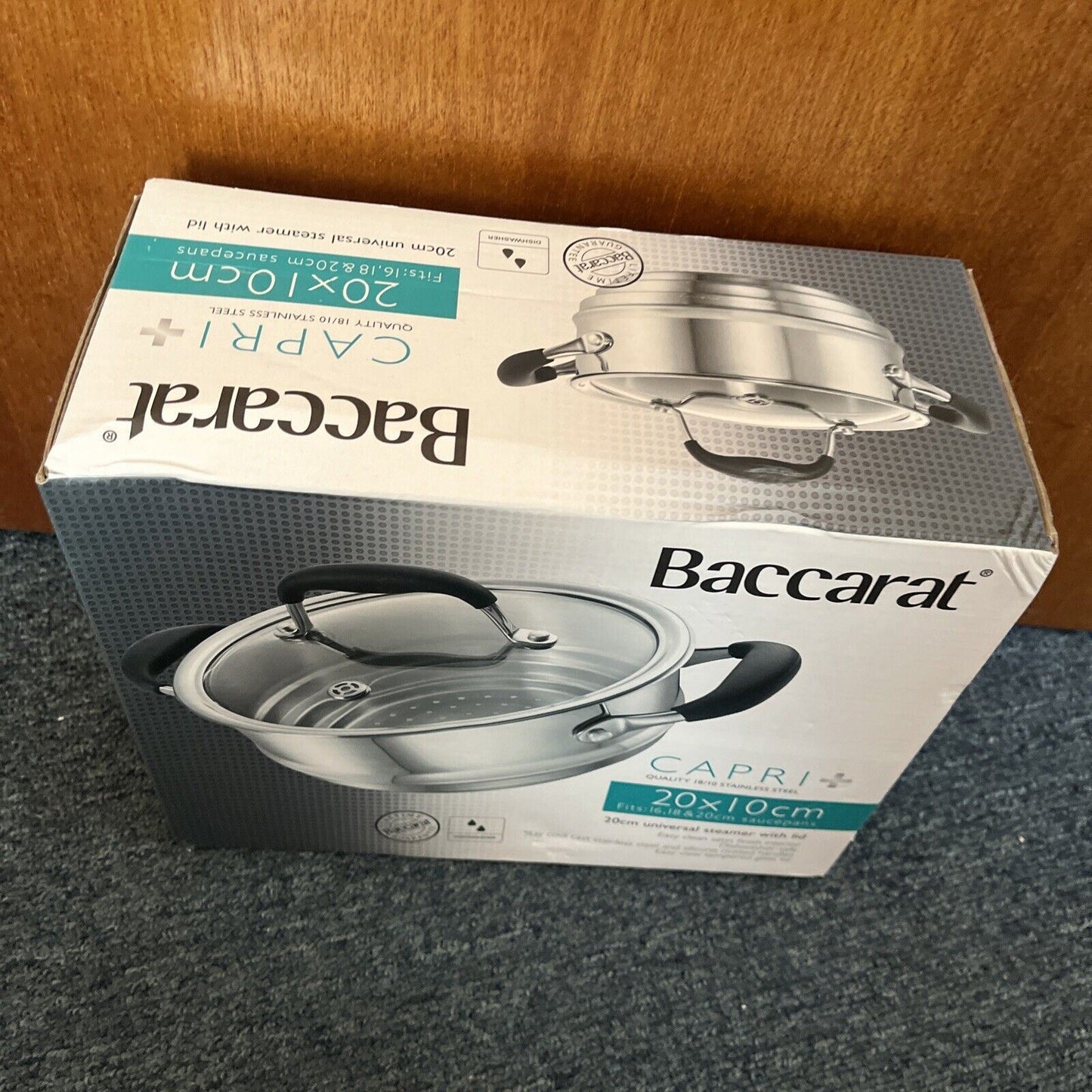 Baccarat Capri + Universal Steamer with Lid 20cm Stainless Steel