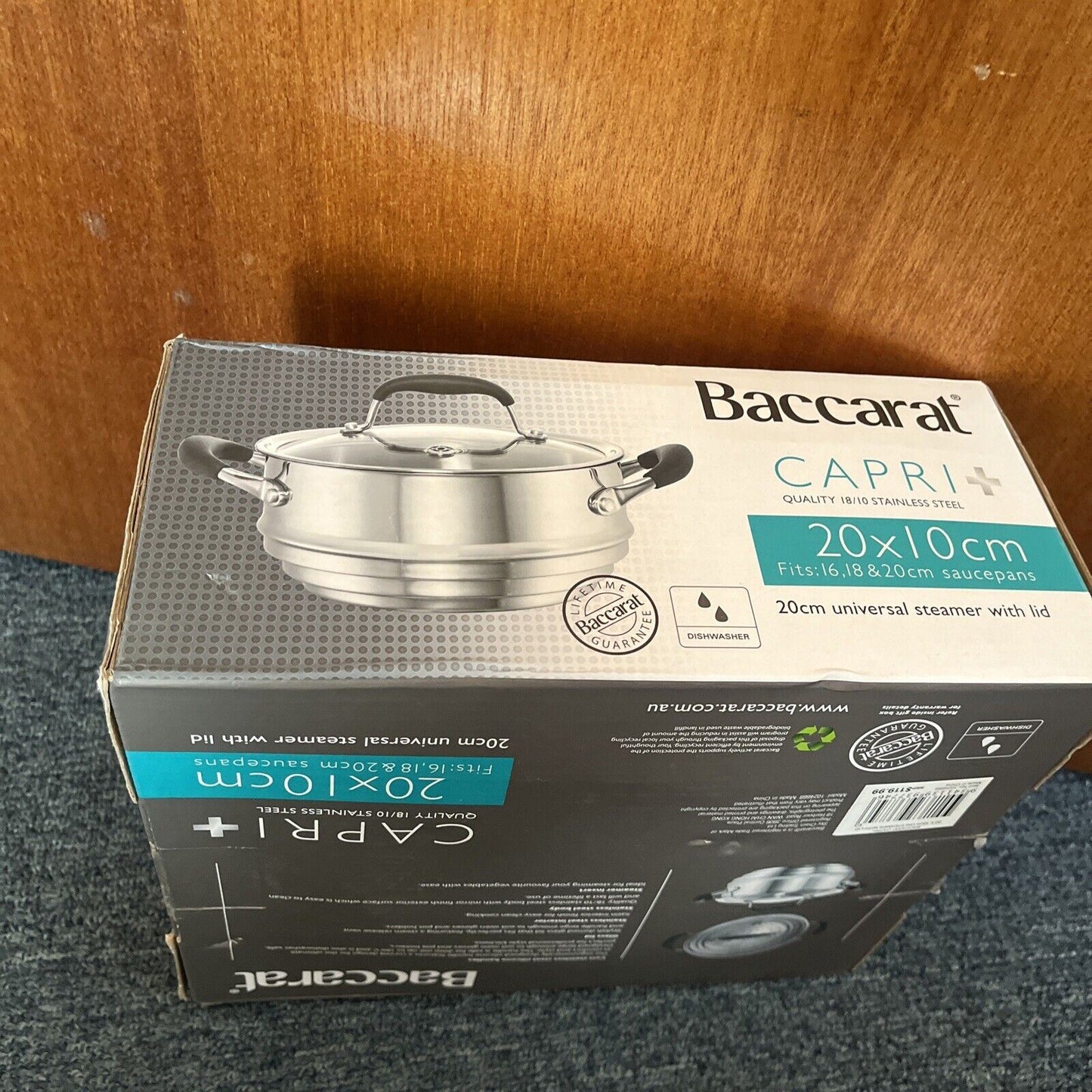 Baccarat Capri + Universal Steamer with Lid 20cm Stainless Steel