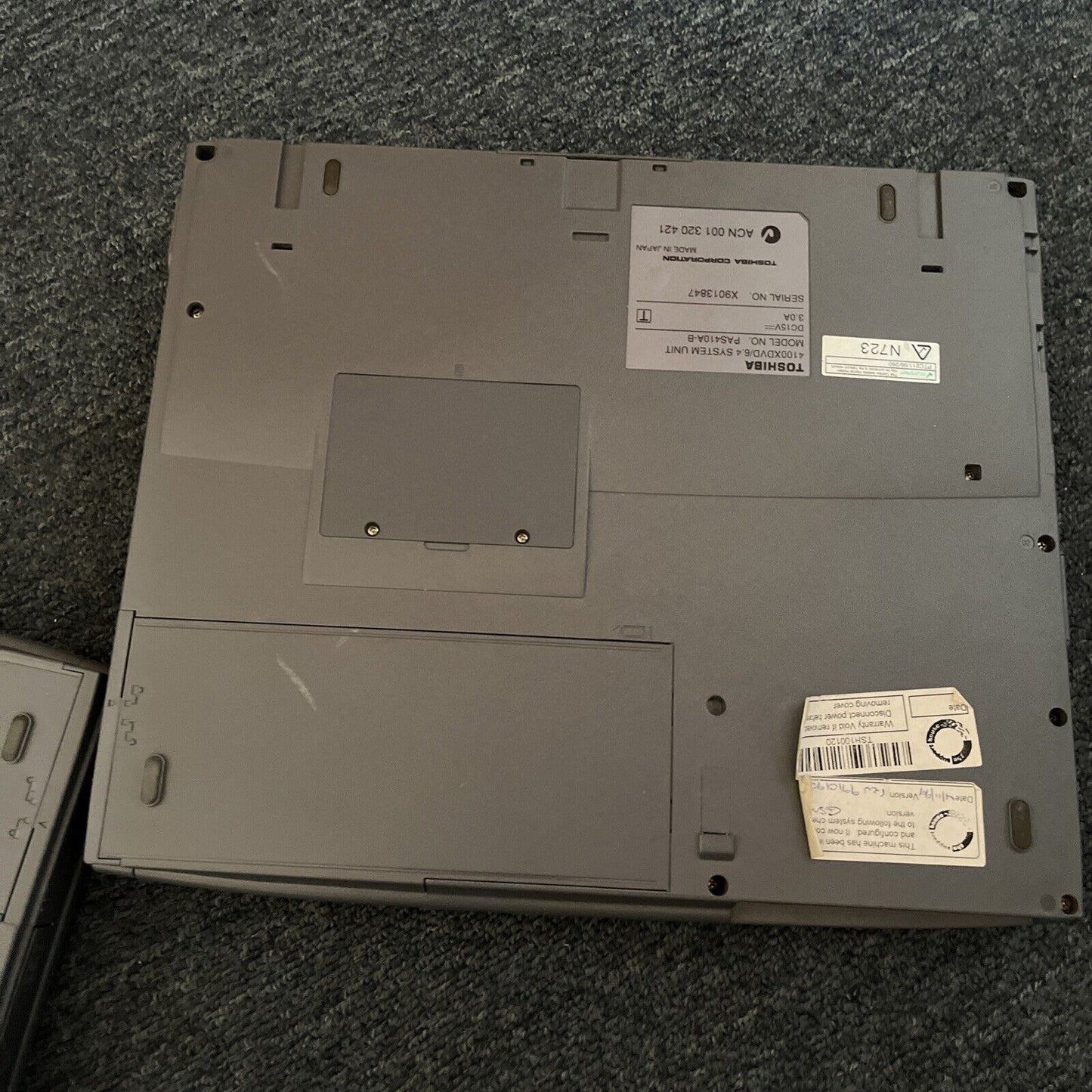 Toshiba Satellite 4030CDT & 4100XDVD Notebook *for parts or repair*