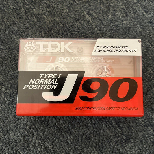 *New Sealed* 2x TDK Cassette Tape J-90AA Type I Normal Position J