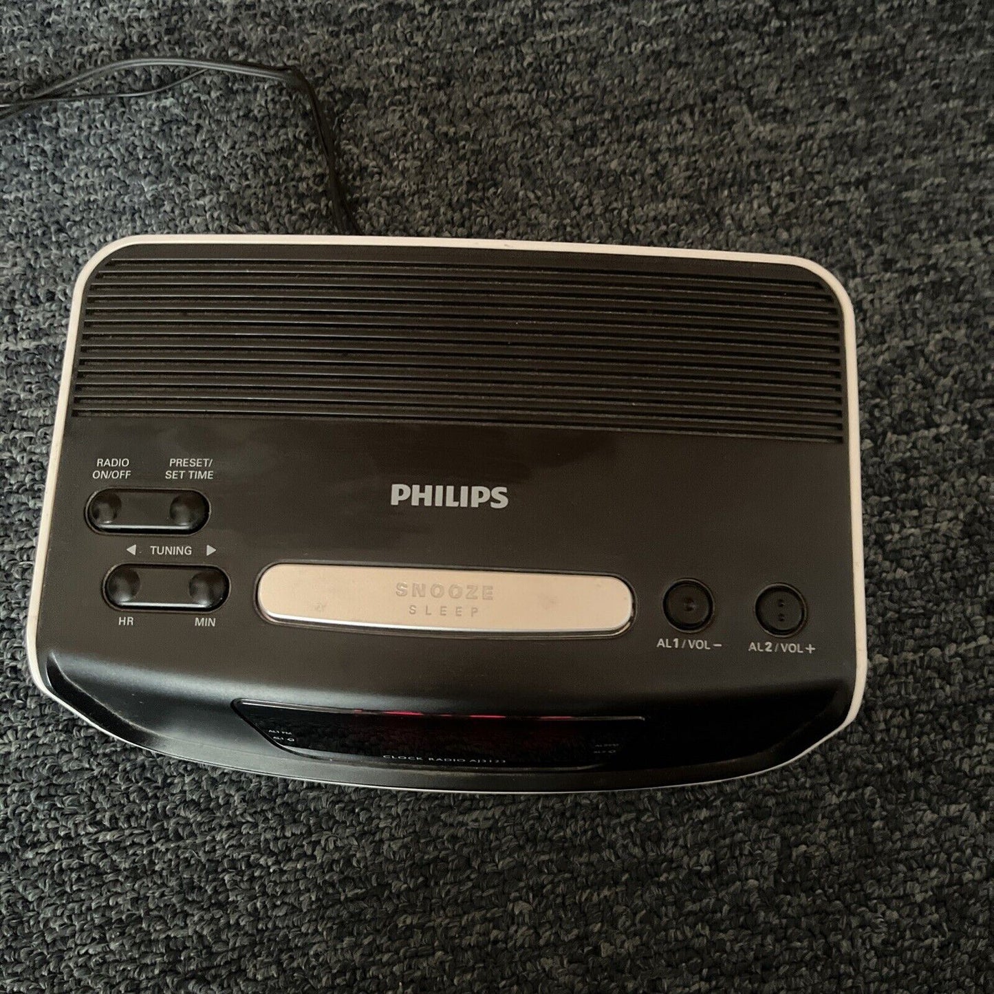 Philips Clock FM Radio AJ3123