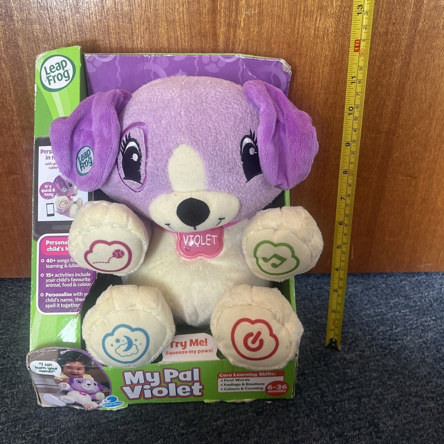 LeapFrog My Pal Violet Educational Plush Toy - Multicoloured