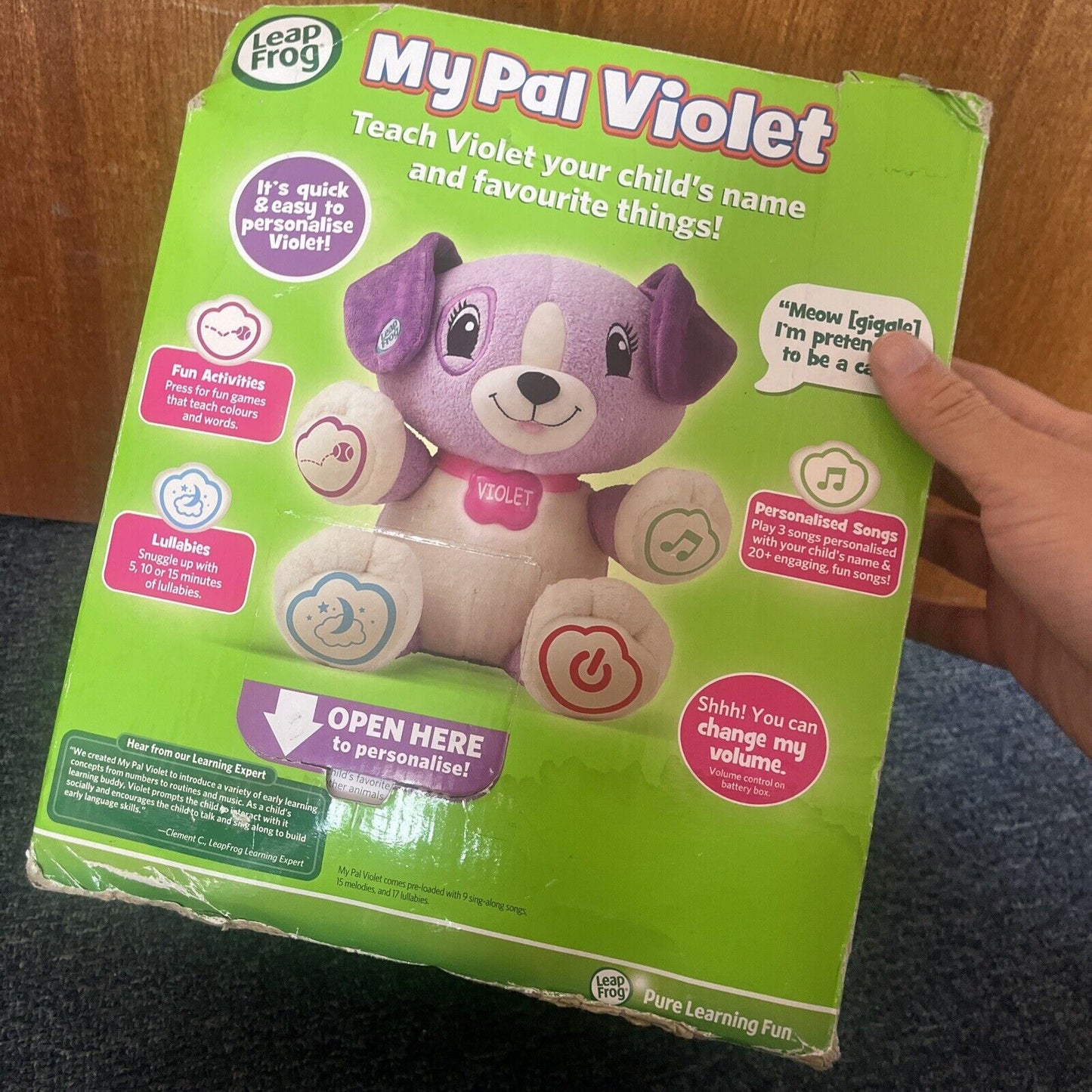 LeapFrog My Pal Violet Educational Plush Toy - Multicoloured