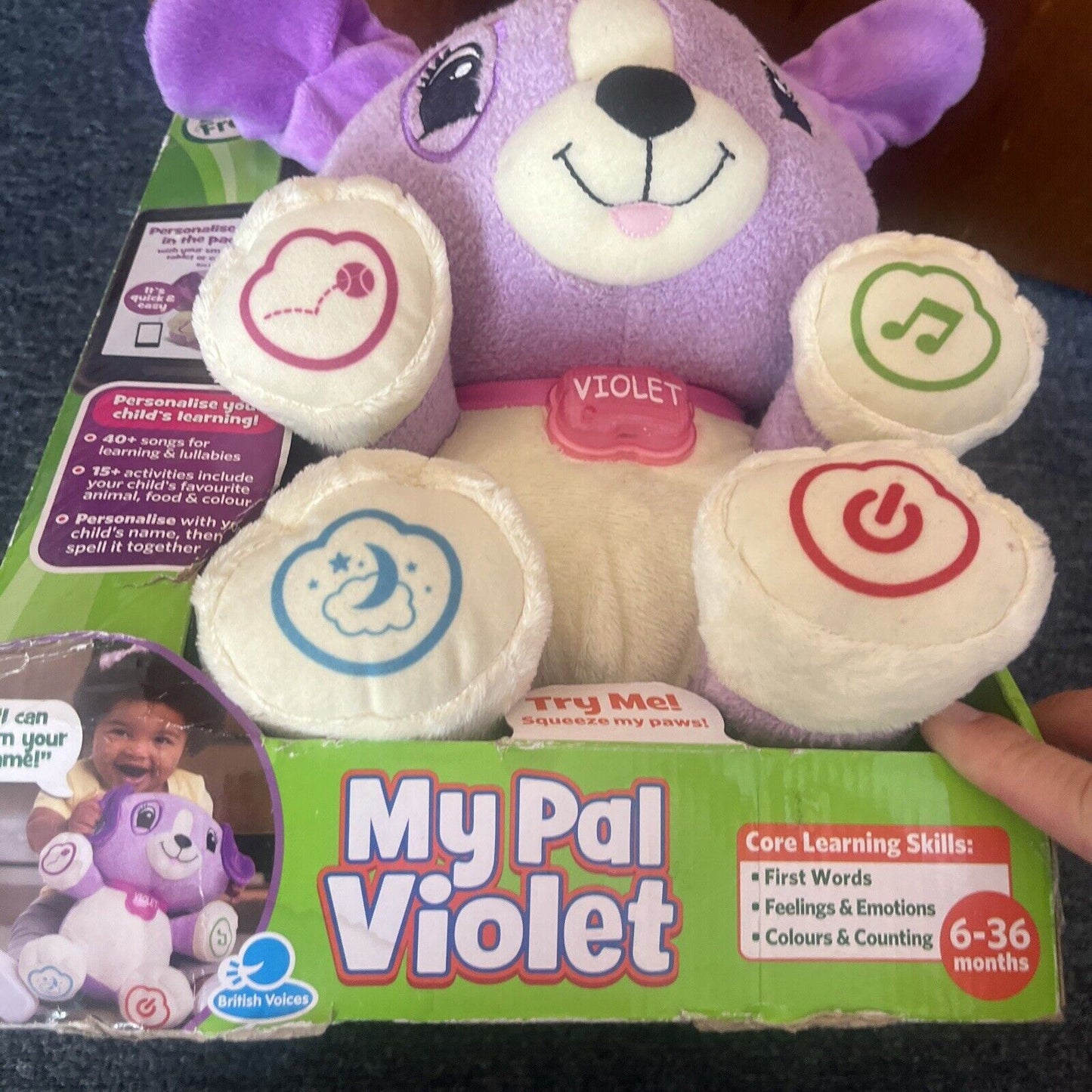 LeapFrog My Pal Violet Educational Plush Toy - Multicoloured