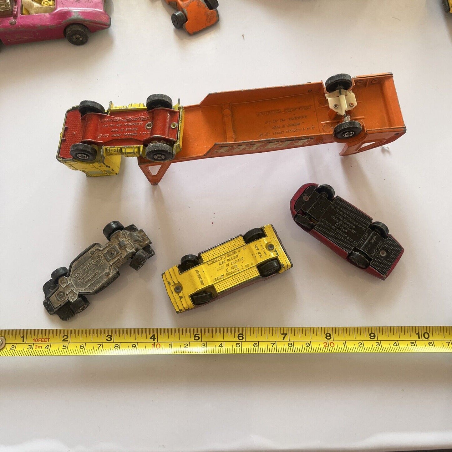 26x Vintage Matchbox Toys from 1970's, 60's, 80's Diecast Vehicles