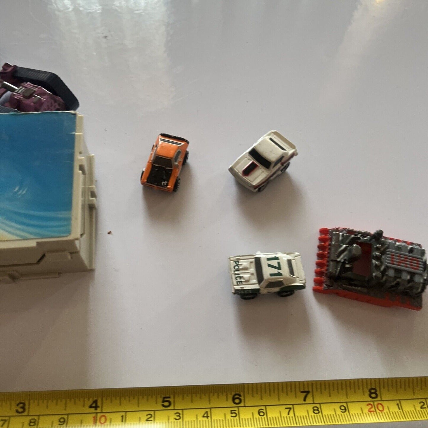 26x Micro Machines Galoob Diecast Vehicles with Storage Box 1987