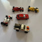 5x Majorette Vintage Diecast Vehicles A. Senna Honda, Fiat, Toyota