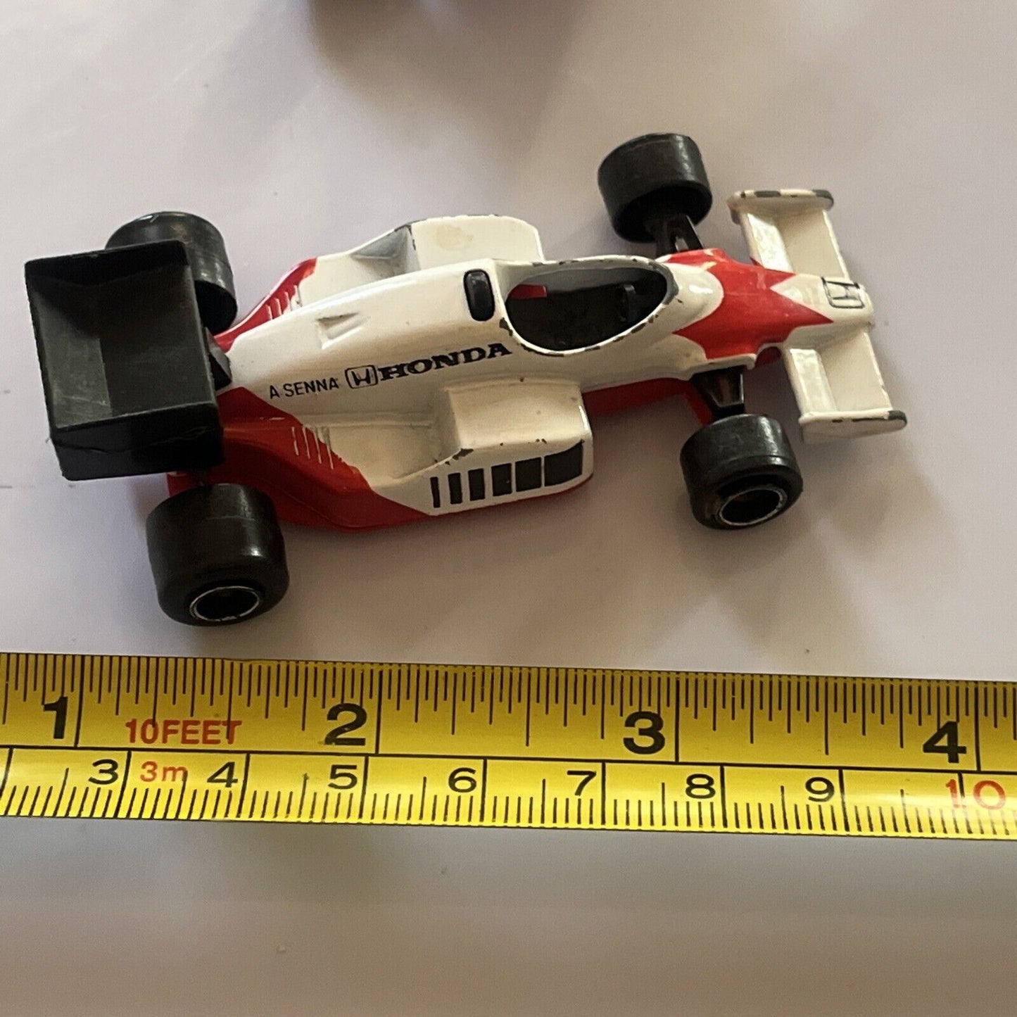 5x Majorette Vintage Diecast Vehicles A. Senna Honda, Fiat, Toyota