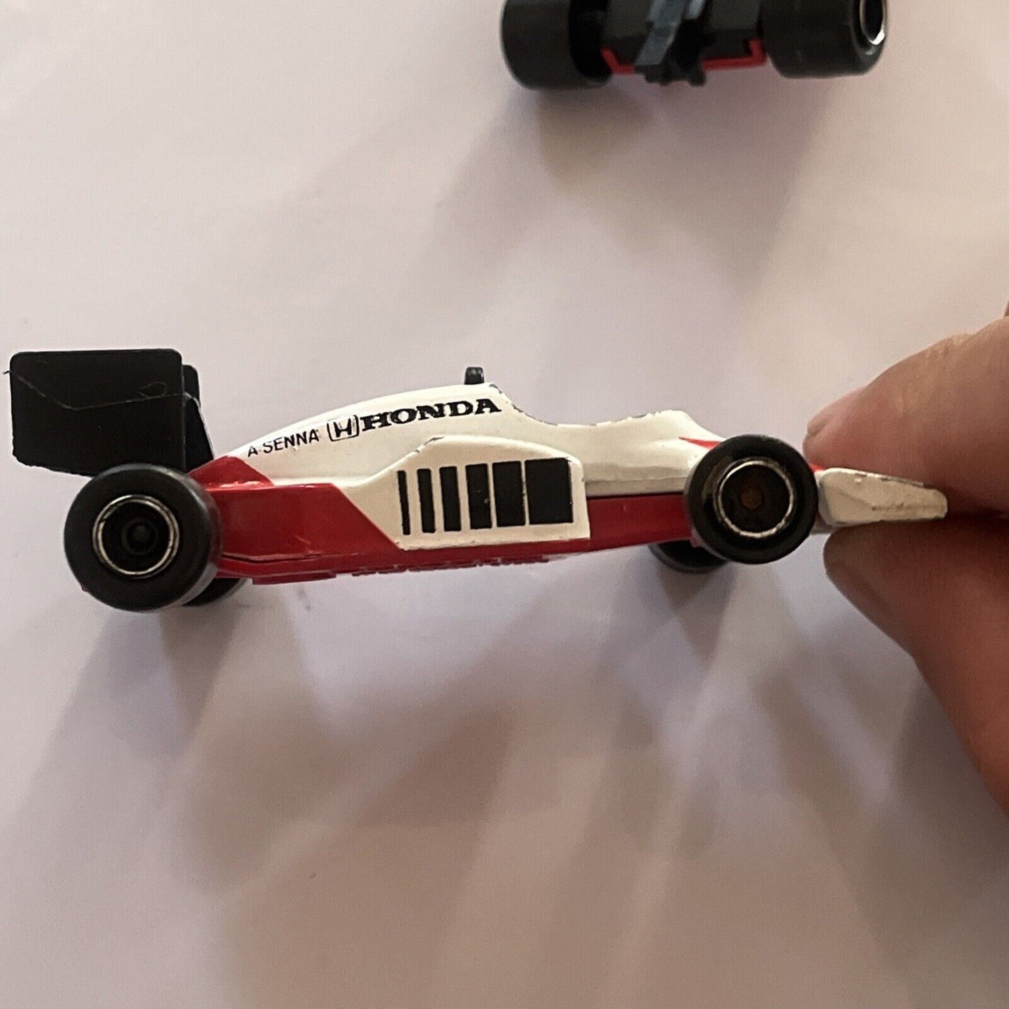 5x Majorette Vintage Diecast Vehicles A. Senna Honda, Fiat, Toyota