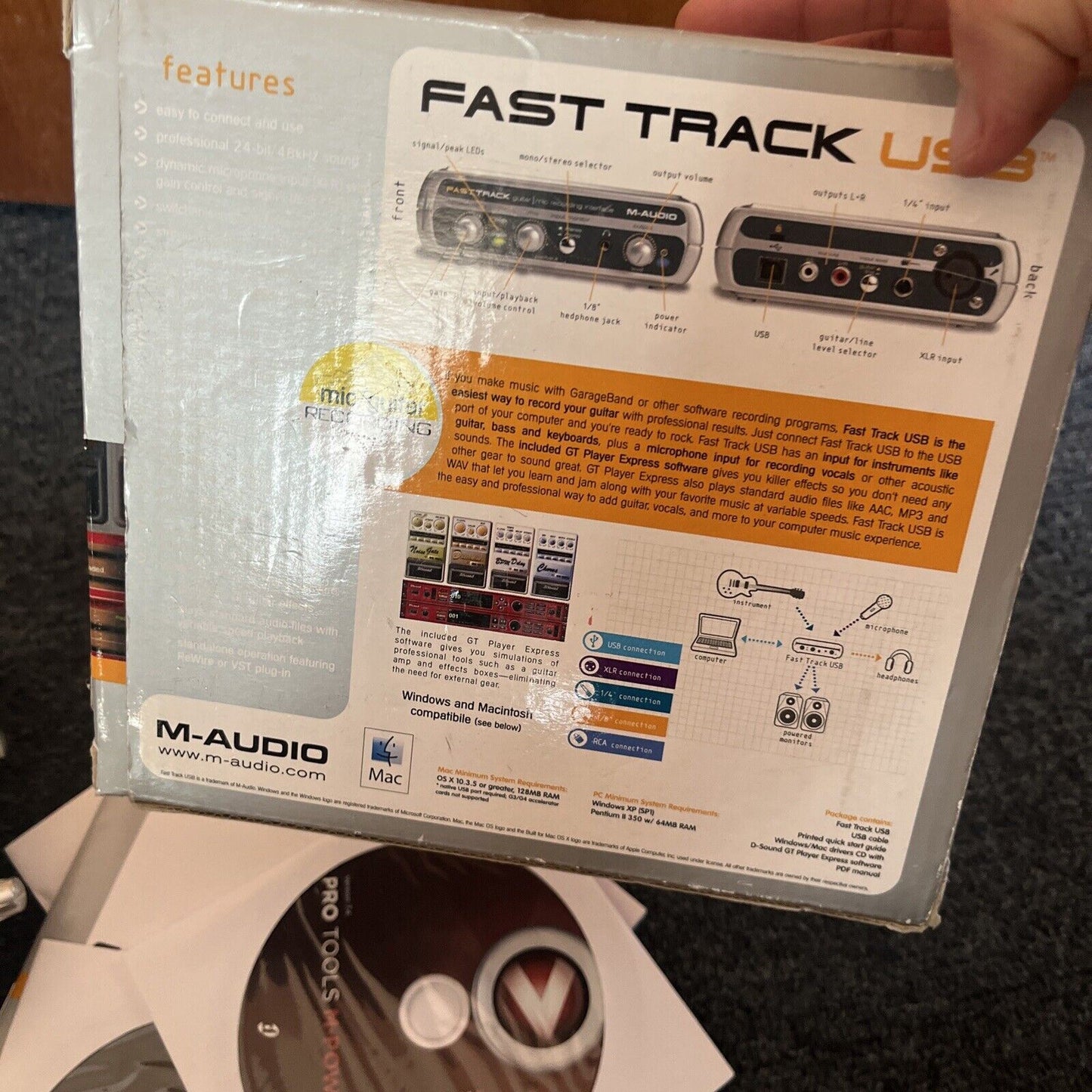 M-Audio Fast Track USB Audio Recording Interface