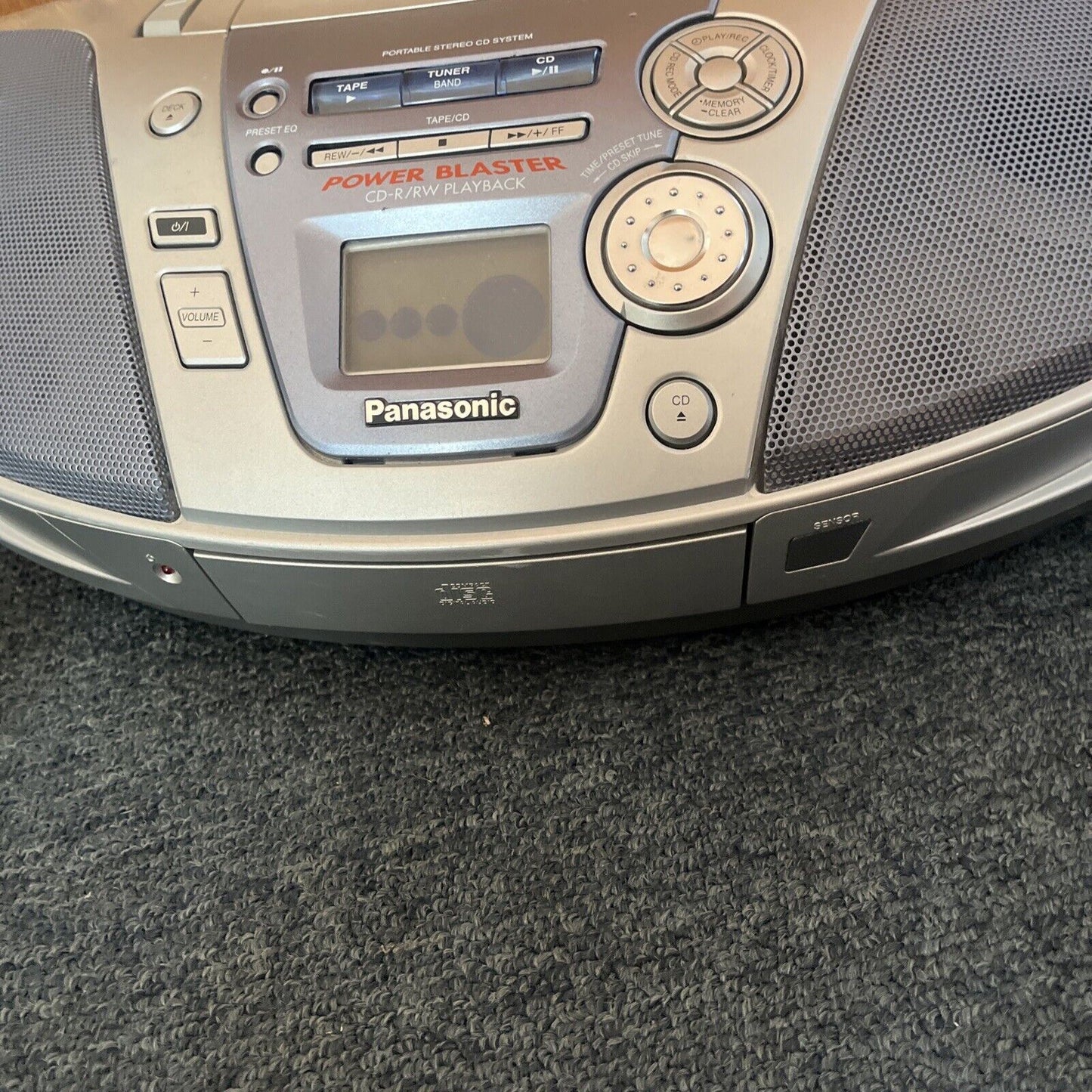 Panasonic RX-ES27 CD Player. Tape Cassette Recorder, AM/FM Radio Boombox