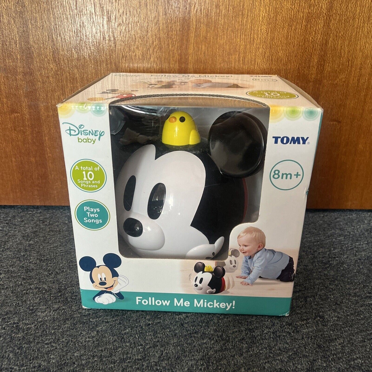 *New* Disney Baby Follow Me Mickey Mouse - Encourage Toddlers to Crawl