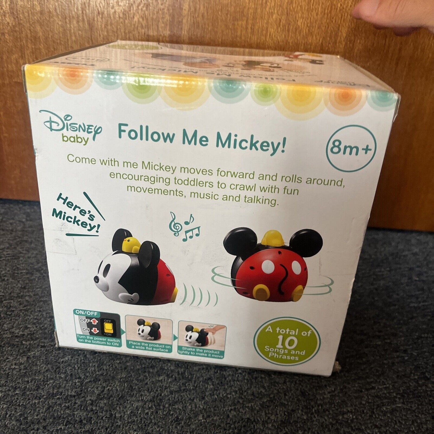 *New* Disney Baby Follow Me Mickey Mouse - Encourage Toddlers to Crawl
