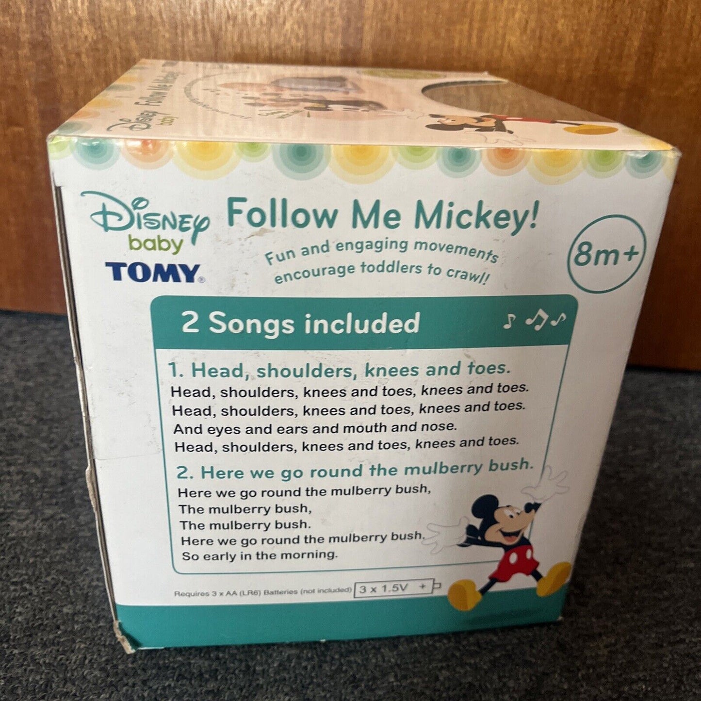 *New* Disney Baby Follow Me Mickey Mouse - Encourage Toddlers to Crawl