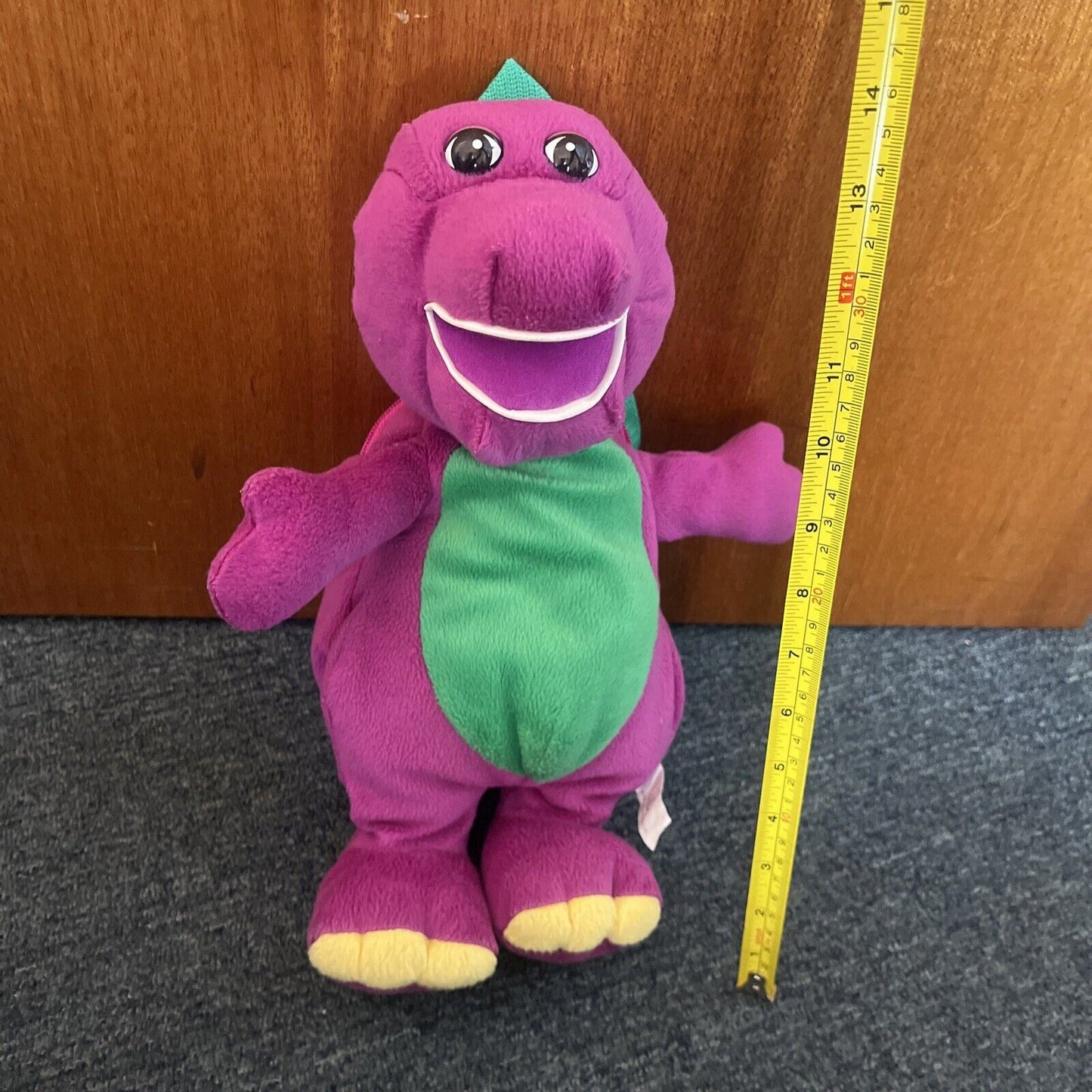 Barney the Dinosaur Kids Mini Backpack 14" Lyons Partnership