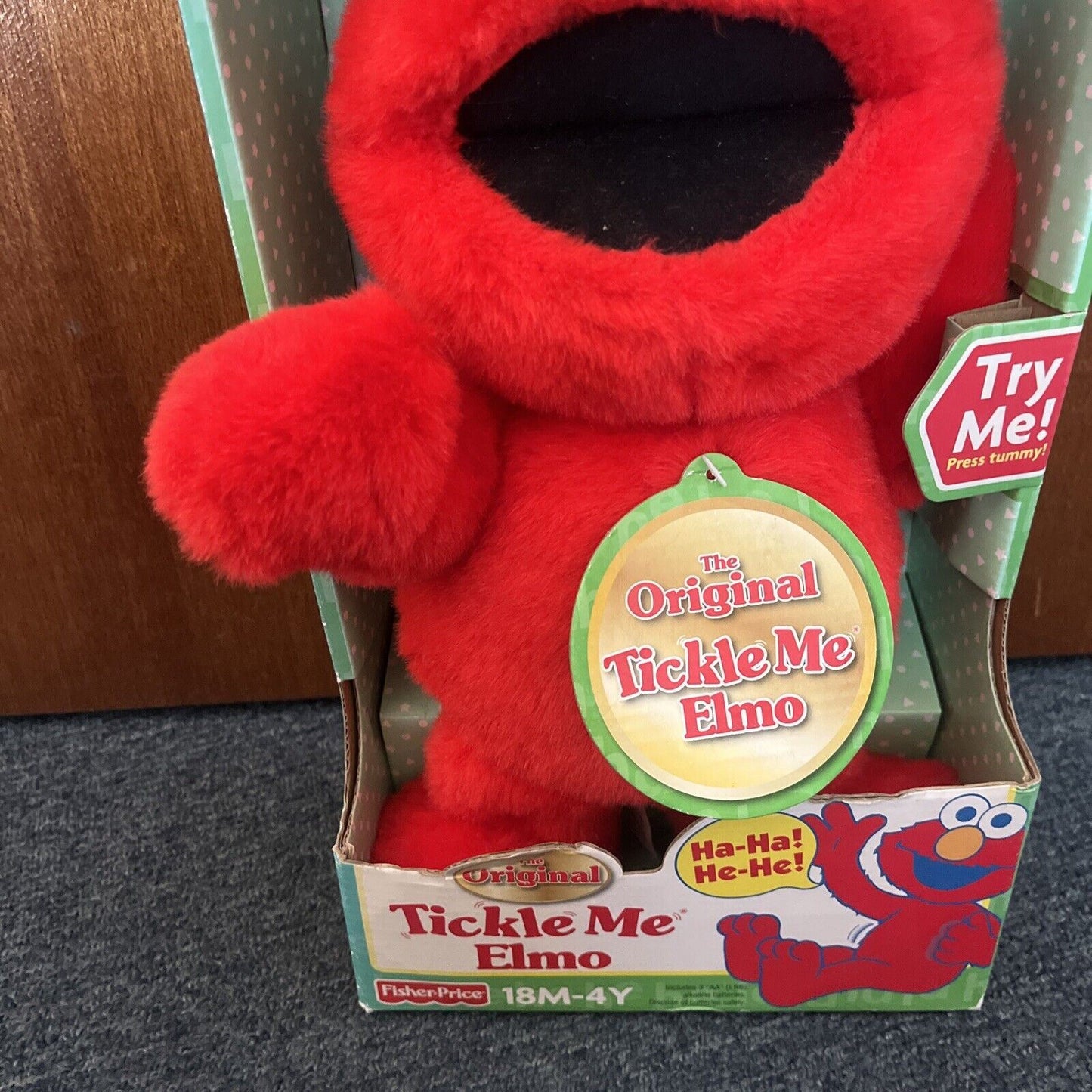 Tickle Me Elmo The Original Sesame Street 15" 2009 Fisher Price