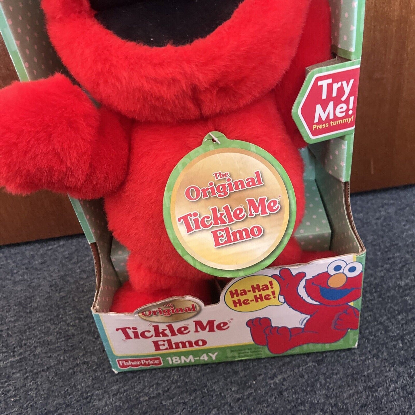 Tickle Me Elmo The Original Sesame Street 15" 2009 Fisher Price