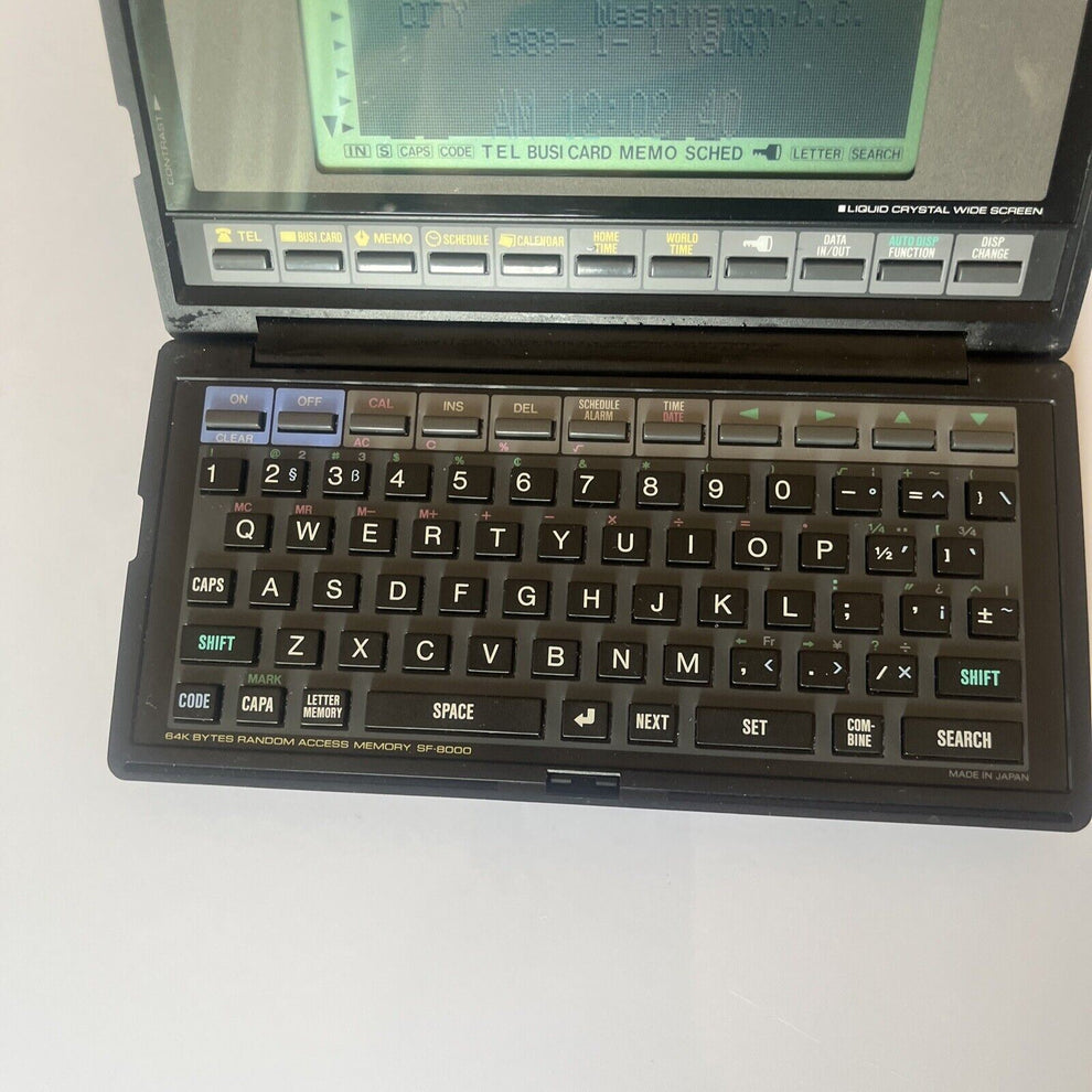 Casio 64KB Digital Diary Organizer Retro Unit