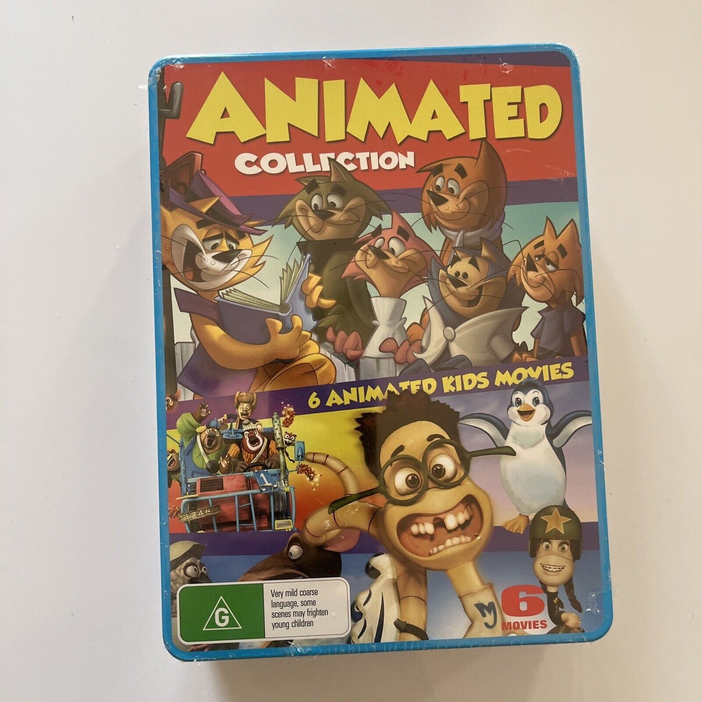 Animated Kids Collection Tin - Contains 6 movies - New & Sealed DVD Region 4