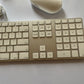 Apple USB Keyboard & Mouse A1243 & A1152 *for parts or repair*