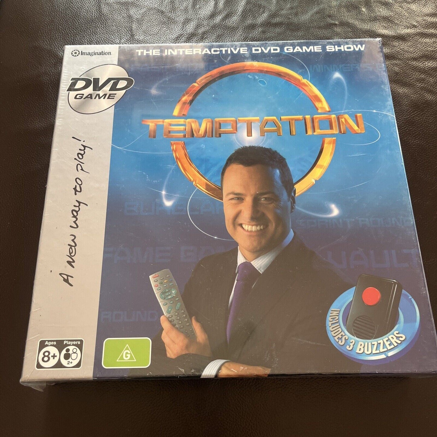 NEW Temptation The Interactive DVD Game Show Board Game 2007 Including 3 Buzzers