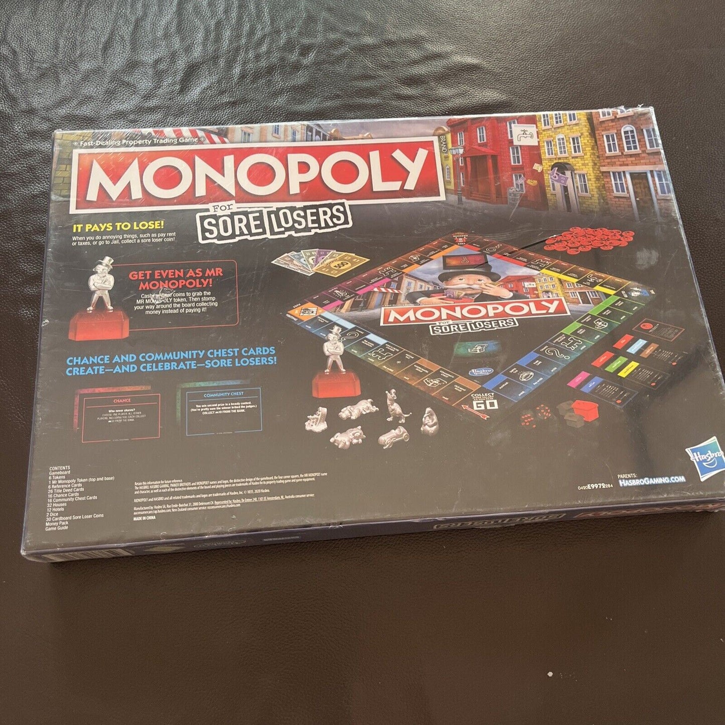 *New Sealed* Monopoly For Sore Losers Edition Don't Get Sad Get Even Board Game