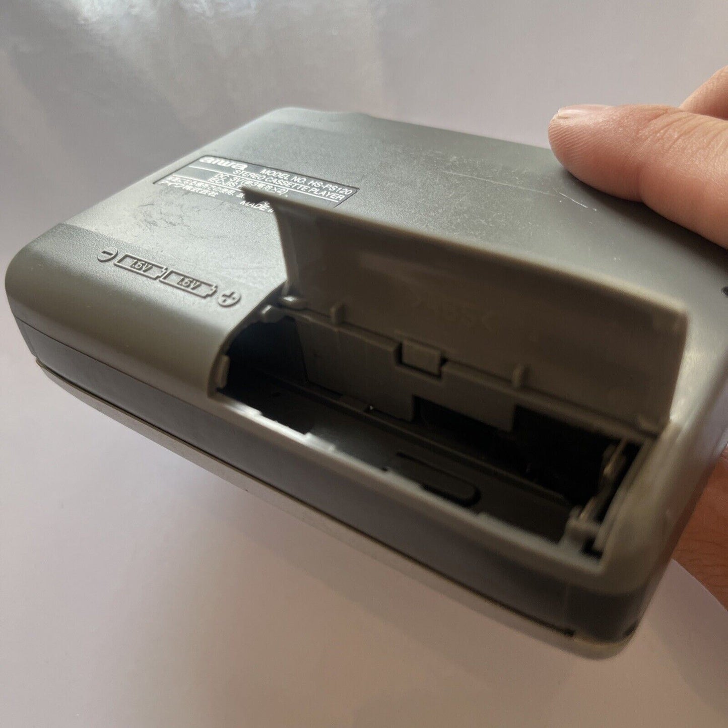 Aiwa Portable Stereo Cassette Player PS120 Model HS-PS120