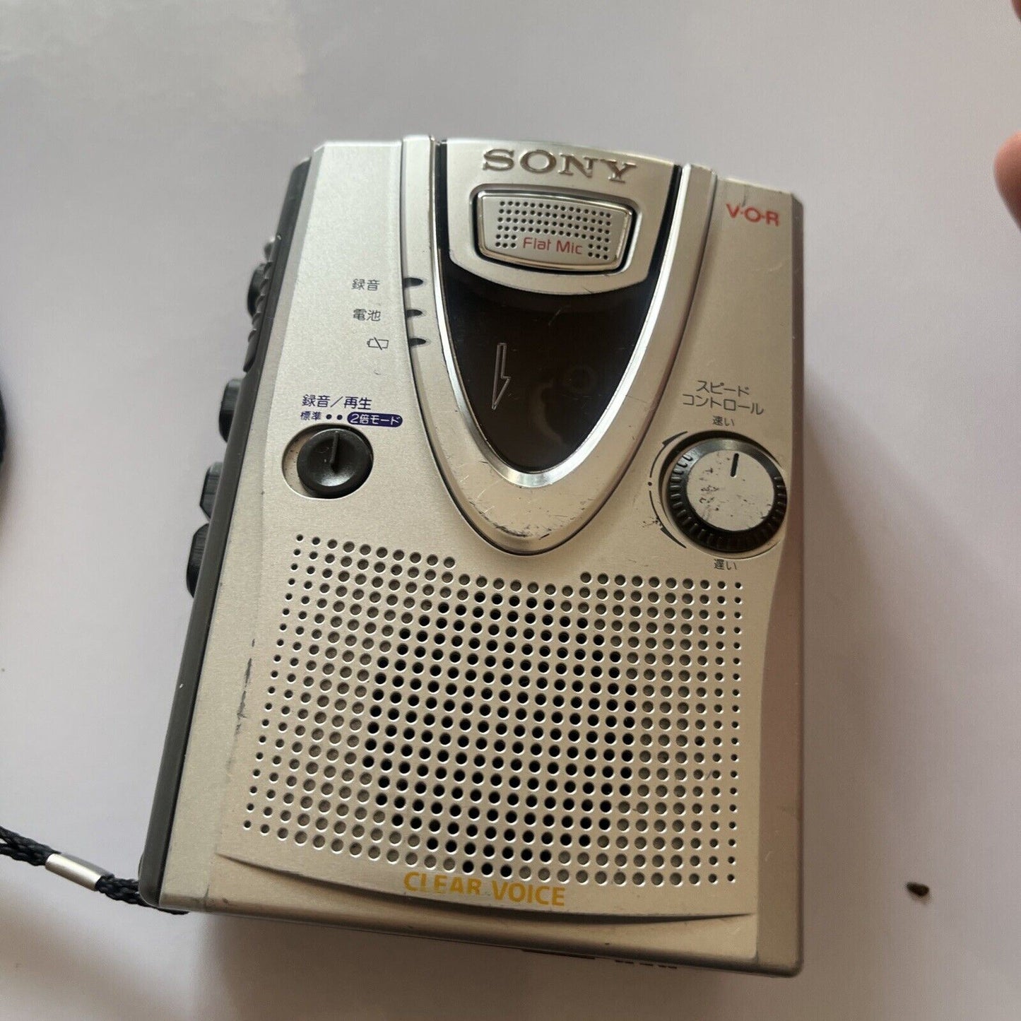 Sony Portable Cassette Voice Recorder TCM-400 *for parts or repair*