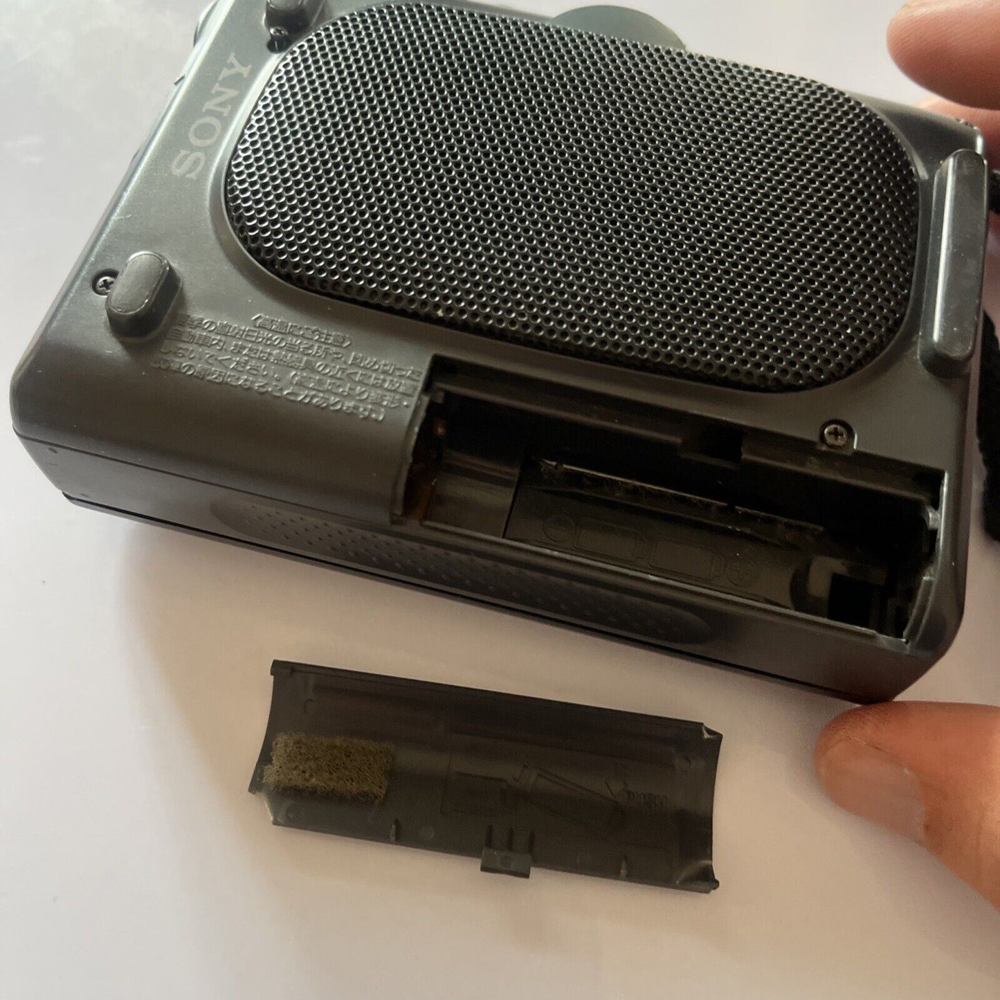Sony Portable Cassette Voice Recorder TCM-48 *for parts or repair*