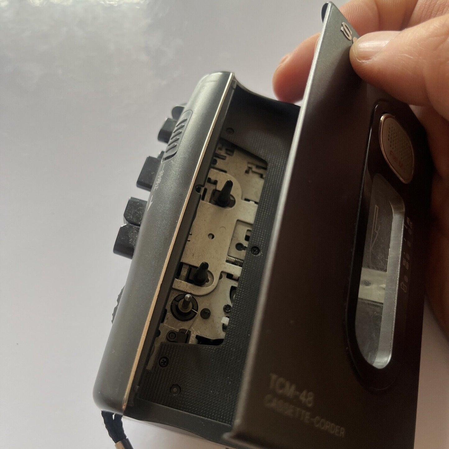 Sony Portable Cassette Voice Recorder TCM-48 *for parts or repair*