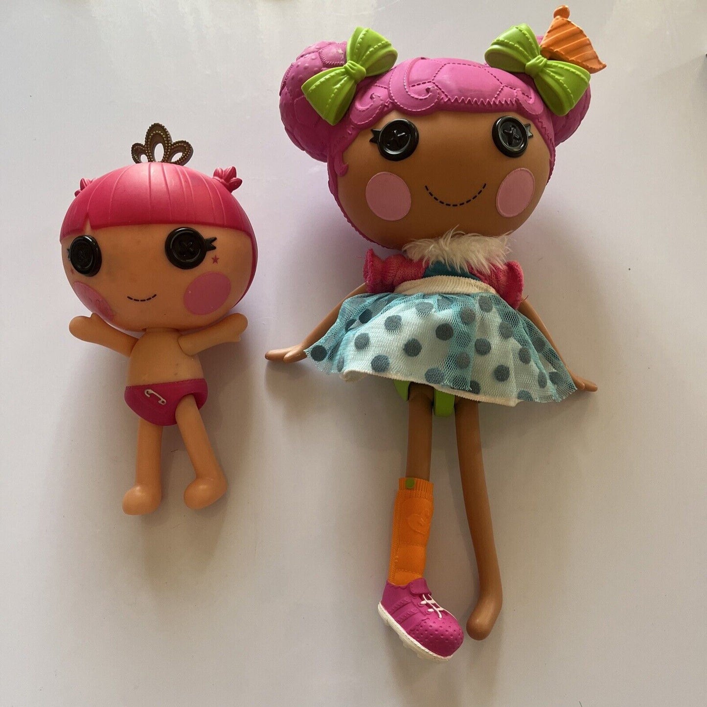 2x Lalaloopsy Figure 12" 2015 & 7" 2011 MGA