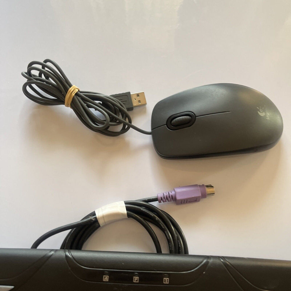 Logitech Y-SAE71 Keyboard PS/2 Port with Logitech M90 USB Mouse – Retro ...