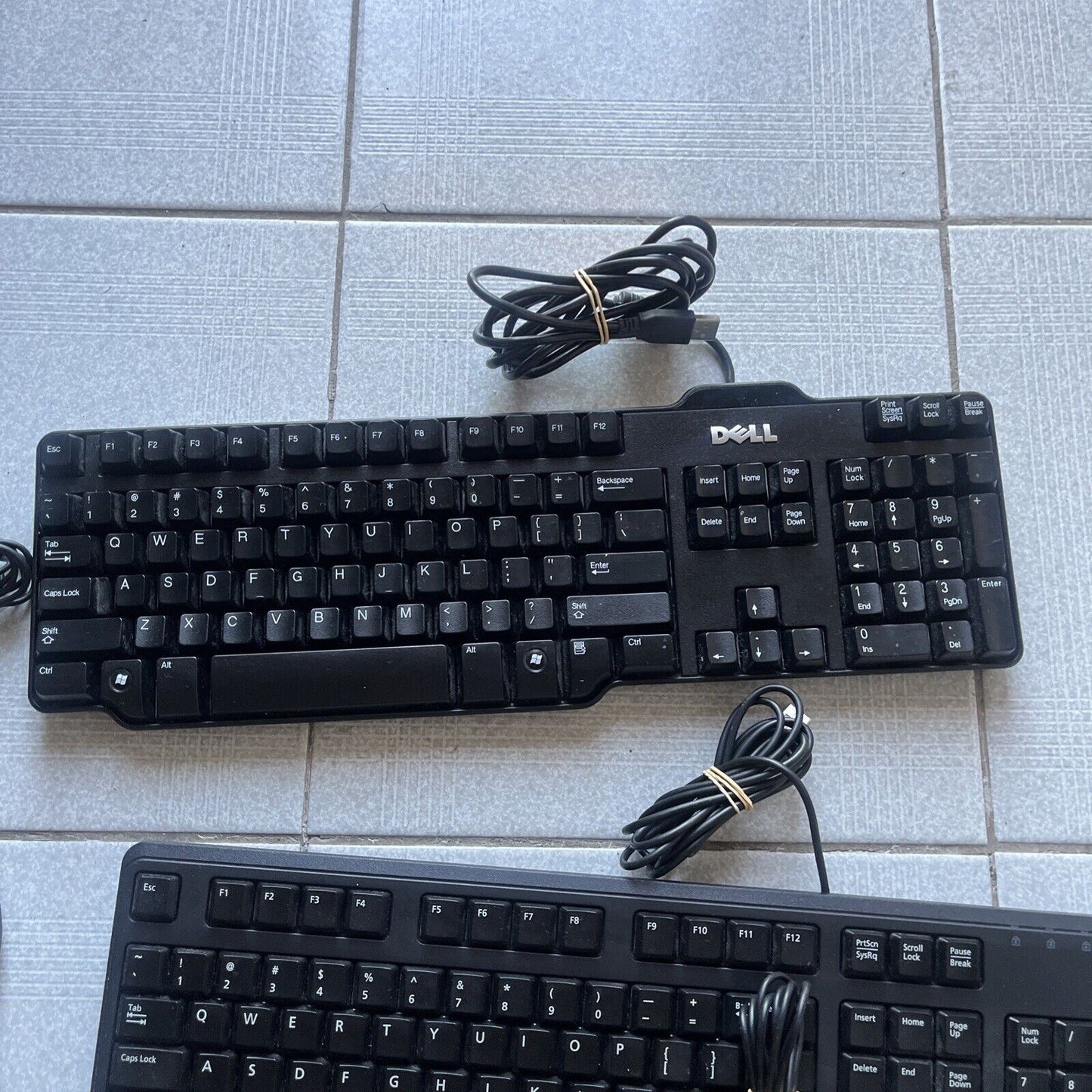 3x Dell USB Keyboard and 2x Mouse USB SK-8115 SK-8120 KB216p M9111P