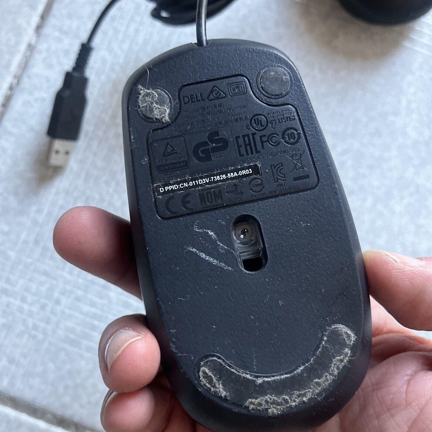 3x Dell USB Keyboard and 2x Mouse USB SK-8115 SK-8120 KB216p M9111P