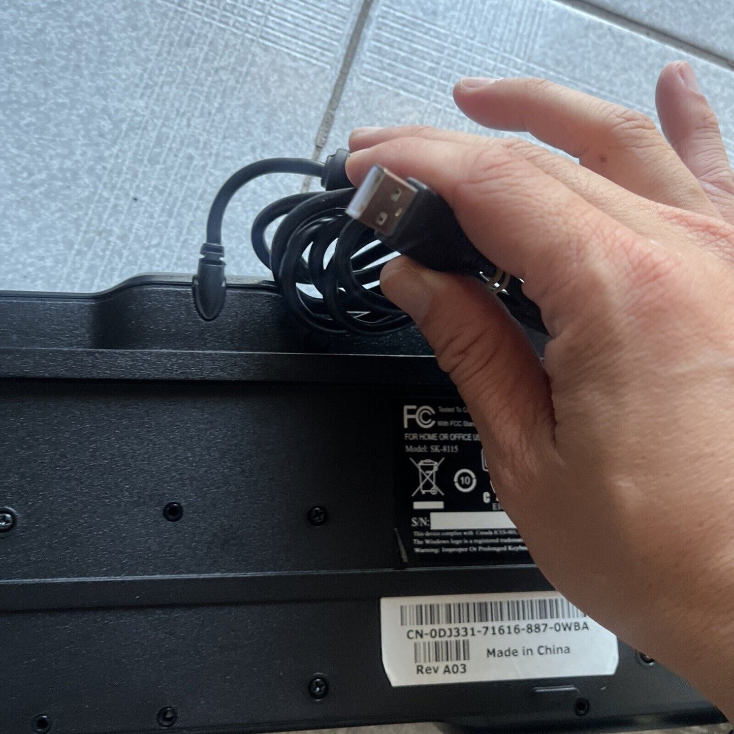 3x Dell USB Keyboard and 2x Mouse USB SK-8115 SK-8120 KB216p M9111P