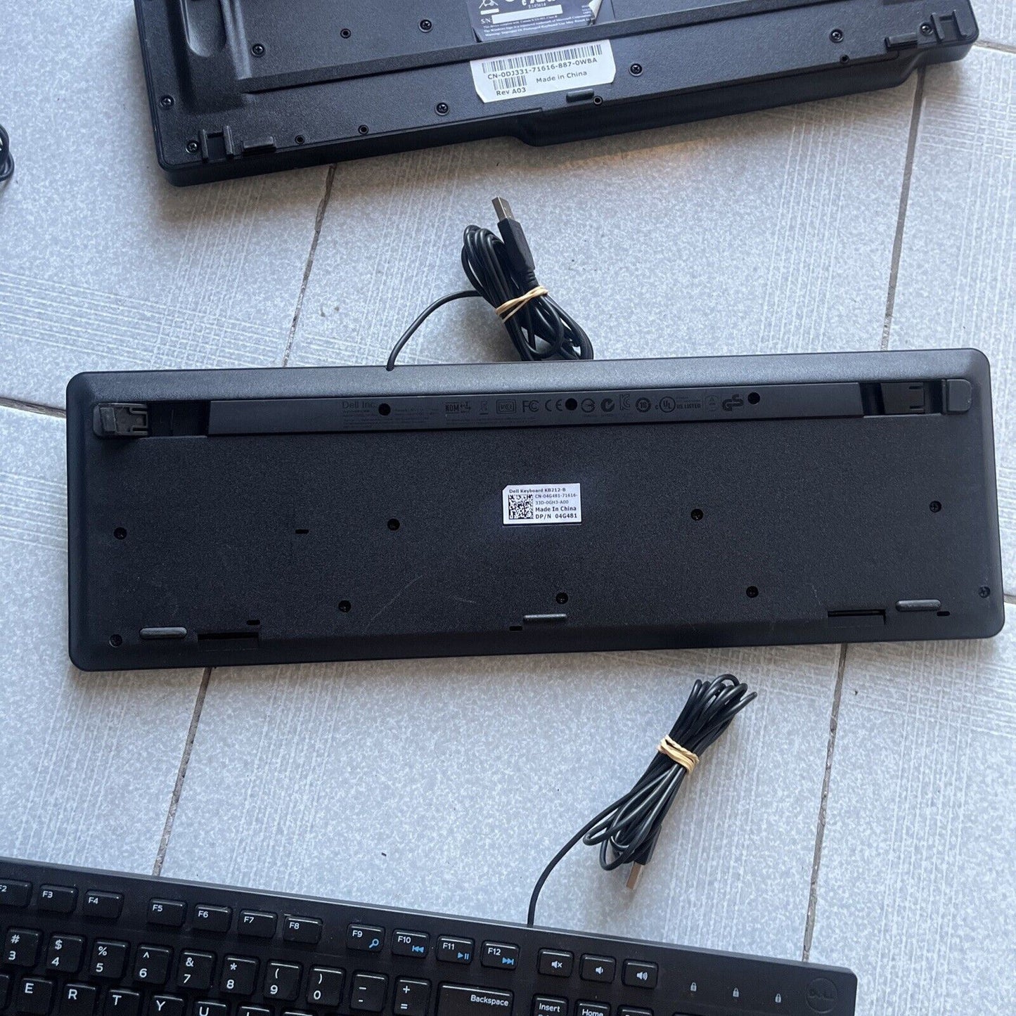 3x Dell USB Keyboard and 2x Mouse USB SK-8115 SK-8120 KB216p M9111P