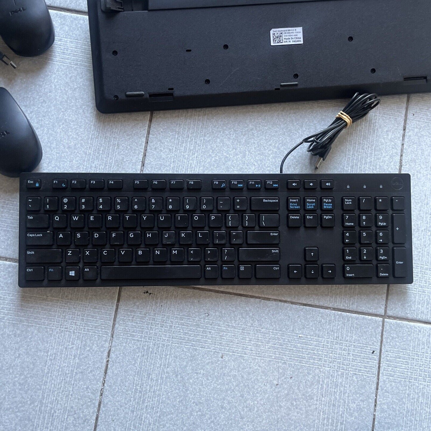 3x Dell USB Keyboard and 2x Mouse USB SK-8115 SK-8120 KB216p M9111P