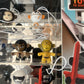 Star Wars Kinder Surprise 8x Twistheads Toys with Wall Display Mount