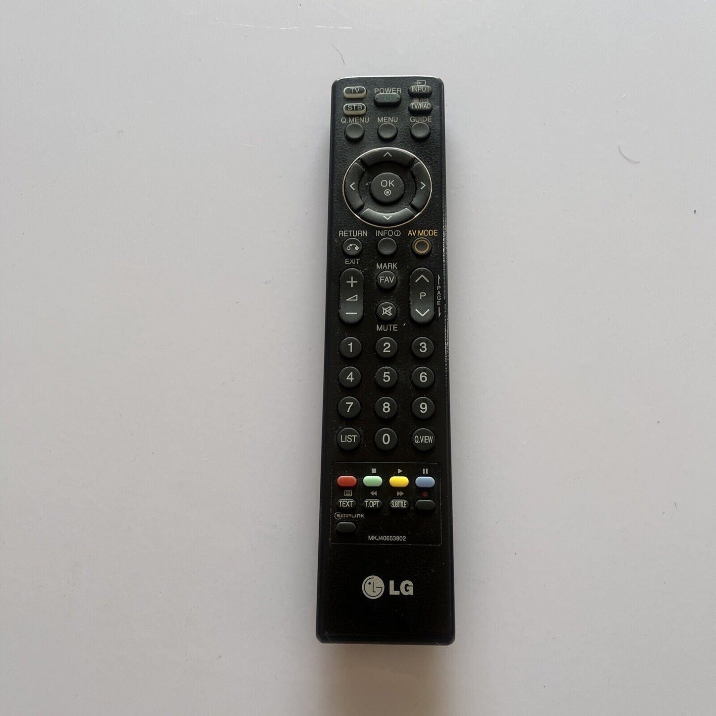 Genuine LG MKJ40653802 Remote Control