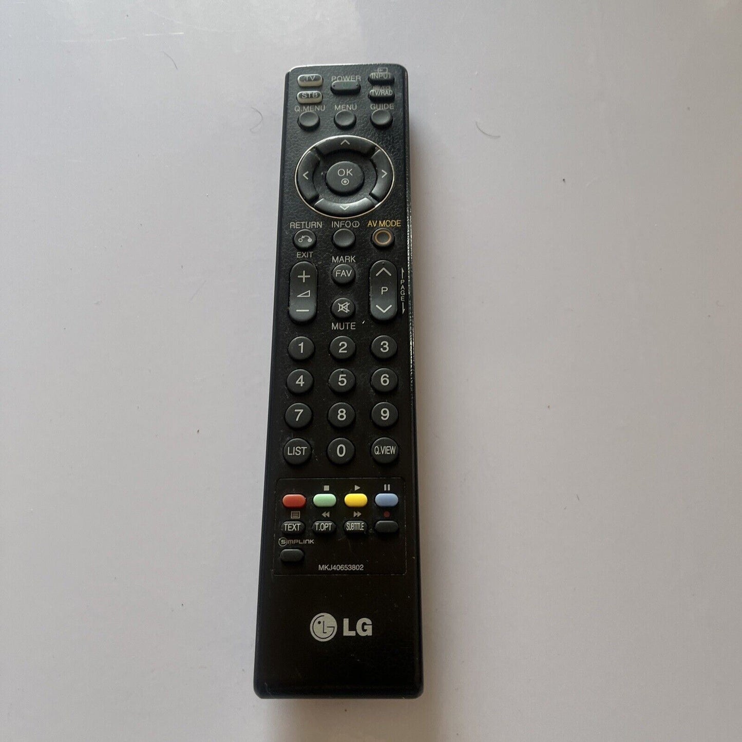 Genuine LG MKJ40653802 Remote Control