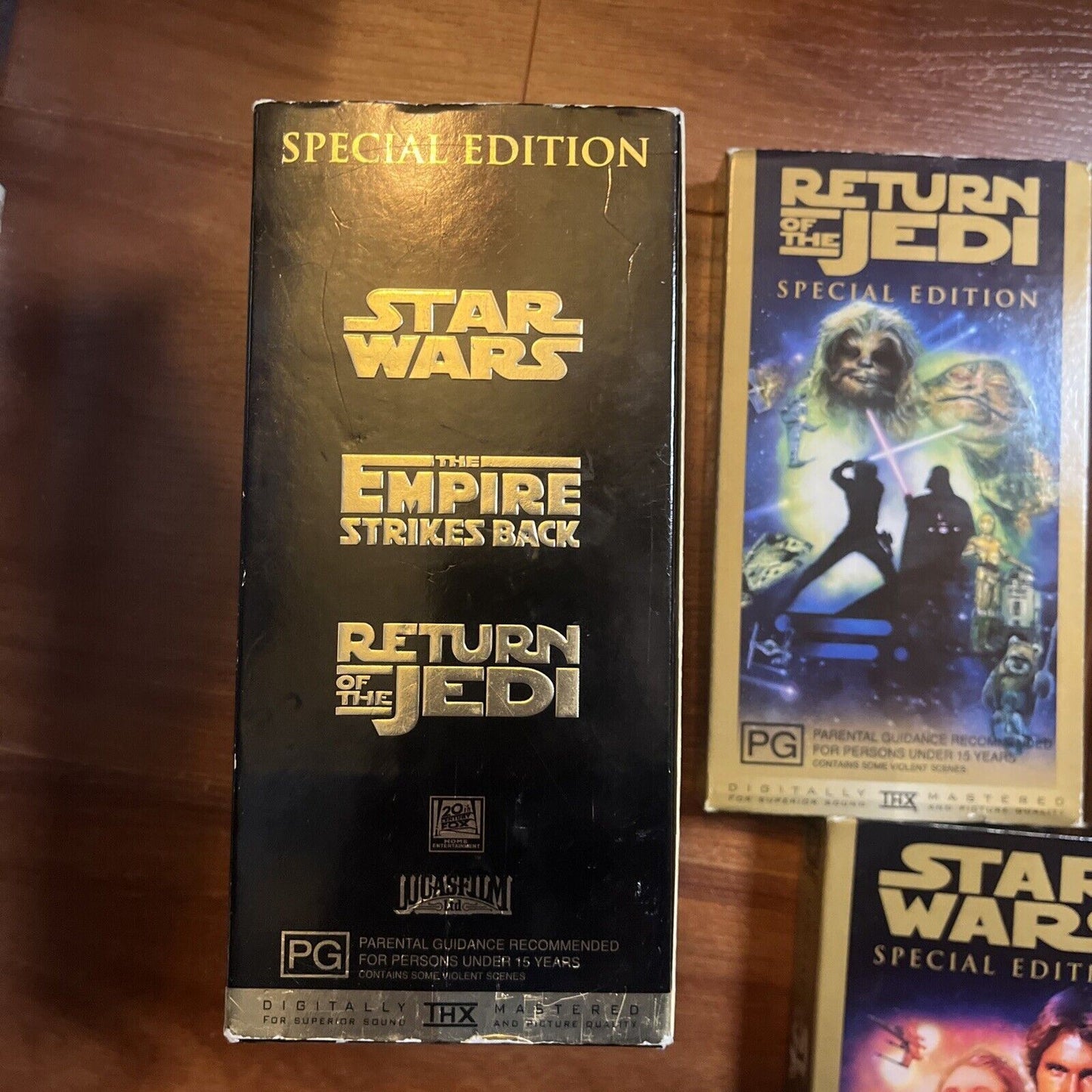 Star Wars Trilogy - Special Edition (VHS, 1997) Gold Box PAL