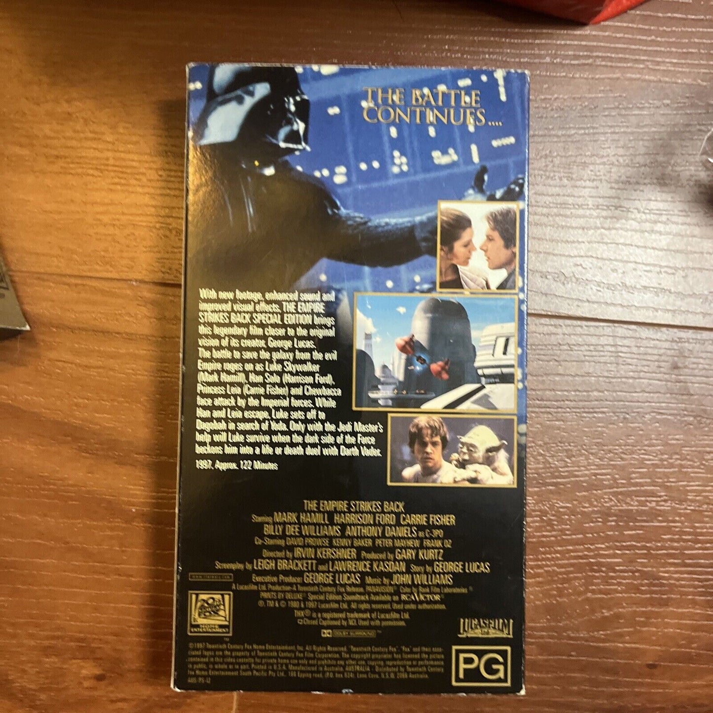 Star Wars Trilogy - Special Edition (VHS, 1997) Gold Box PAL